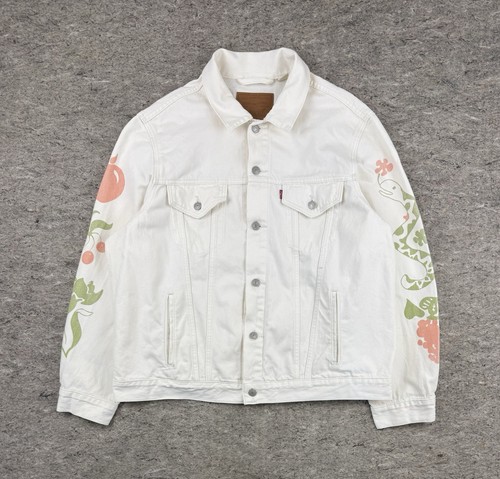 Levi white denim - white,