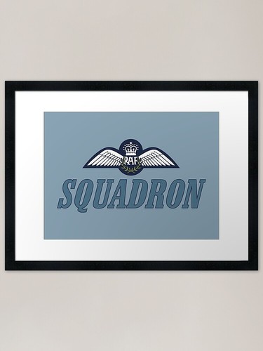 Squadron framed art print - framed,
