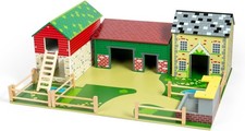 Wooden Farmyard Playset with