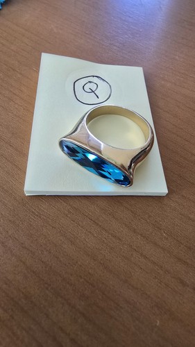 Aurora ladies gold tone ring - aurora,