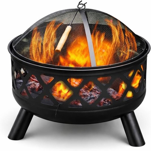 Geo fire pit bowl - geo,