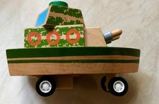 Toy Wooden "Gun Boat"