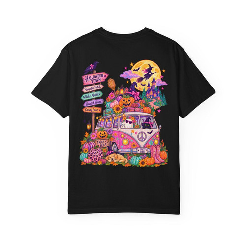 Halloween hippie van - halloween,