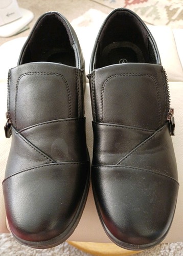 Women black leather - women's,
