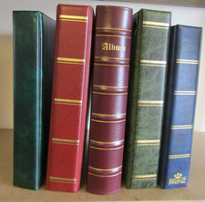 200 x LIGHTLY USED HAGNER STOCKCARDS IN 5 x LUXURY BINDERS - 2/8 STRIP