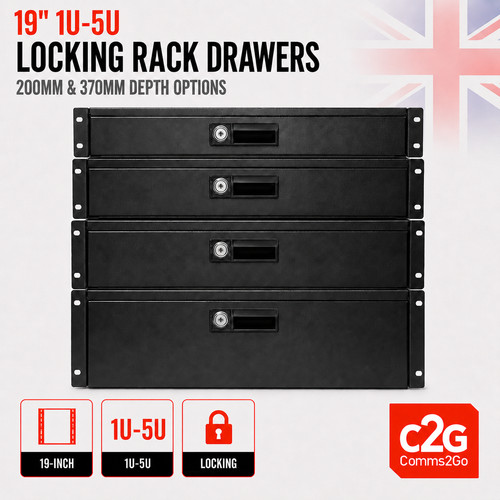 Rack mount locking drawer - mount,