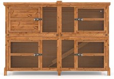 6ft Double Rabbit Hutch Large