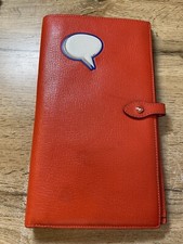 Anya Hindmarch Travel Wallet. Orange Color. RRP£695.