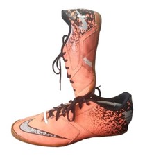 Nike Bomba X Football Trainers - UK 9 - Indoor - Orange - Fair Used Condition