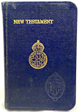 New Testament Pocket Testament League Small Blue Bible Illustrated OUP Vintage