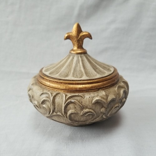 Vtg jewellery box fleur - vtg,