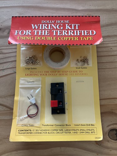 Dolls house lighting - house, lighting/wiring