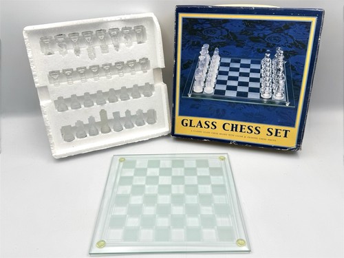 Classic glass chess set - classic,