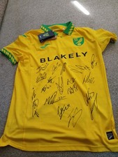 Norwich city Signed Shirt by