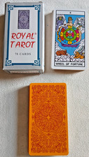 Vintage Royal Tarot Complete Set 78 Full Colour Tarot Cards Boxed Very Good