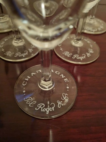Pol roger champagne flutes - 2,