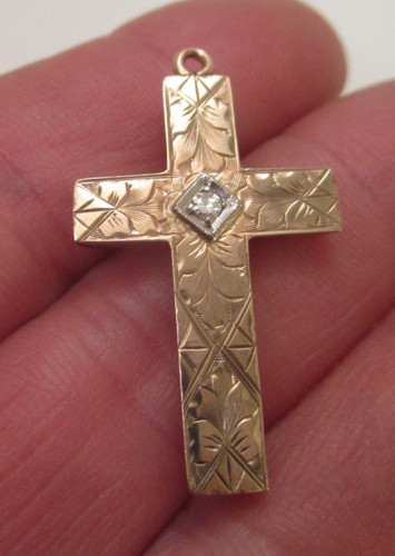 Antique vintage english 9ct - antique,