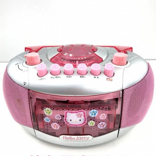 2001 vintage hello kitty radio - vintage,