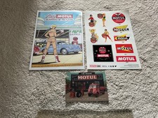 Motul Porsche 356 911 Ruf Goodwood Revival 2024 Vintage style comic stickers + !
