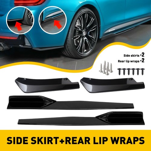 4pcs universal black car side - 4pcs,