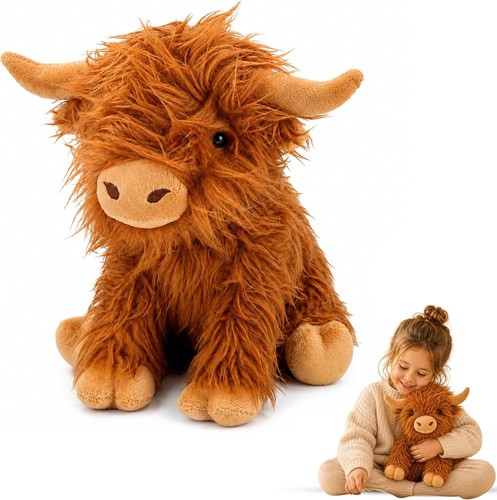 Highland cow plush teddy - cow, 23cm