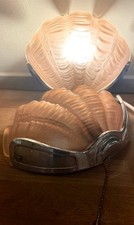 Art Deco 1930s Chrome & Pink