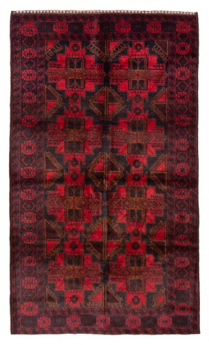 Vintage hand knotted area rug - vintage, hand-knotted