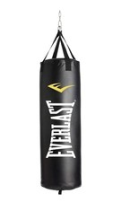 Everlast Hanging Boxing Punching Bag 80lbs unfilled - Black/yellow