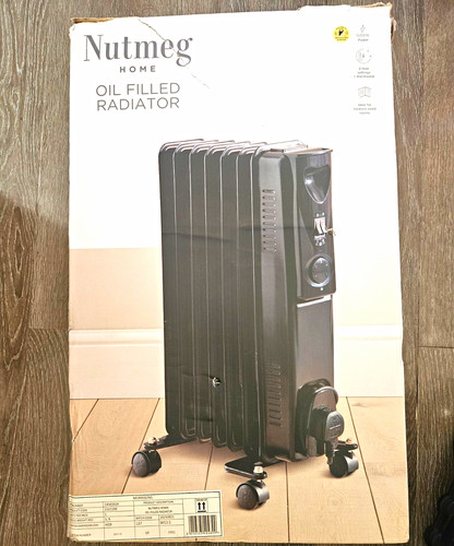 Nutmeg home 1500w portable - home, oil