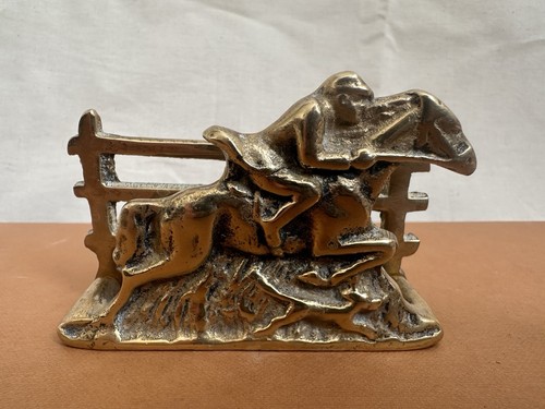 Vintage brass letter rack - brass,