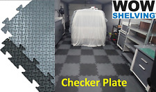 Black Grey CHECKER PLATE