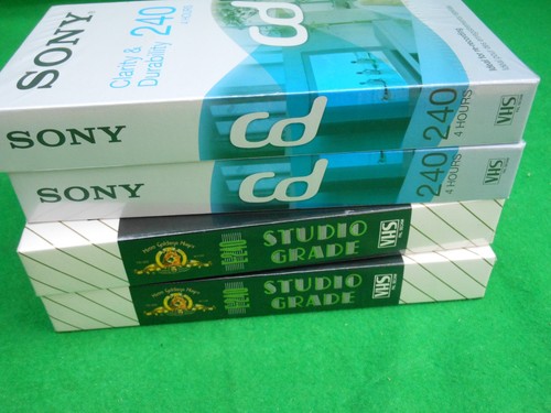 Vhs blank video tapes - vhs,