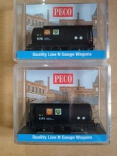 Job lot/Rake of 2x N gauge Peco special edition TTA tank wagons