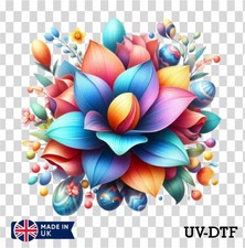 Easter Floral Egg UV DTF