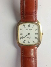 UnisexJean Renet Prestige Swiss Made Tank Style watch Sold As Spares Repairs Use