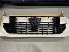 VOLKSWAGEN VW T6.1 TRANSPORTER FRONT BUMPER LED LAMPS GLOSS BLACK GRILL 