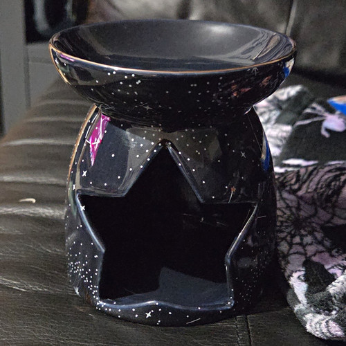 Black ceramic star cut - black,