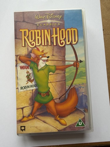 Disney classics robin hood vhs - hood,