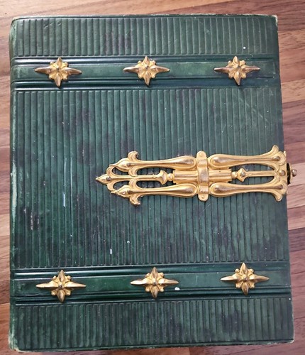 Victorian leather embossed - leather,