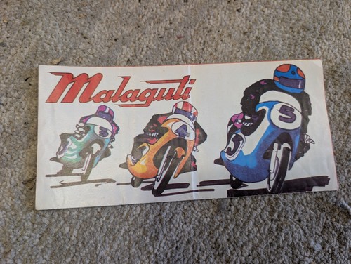 Vintage malaguti brochure - malaguti,