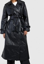 Double Breast Faux Leather