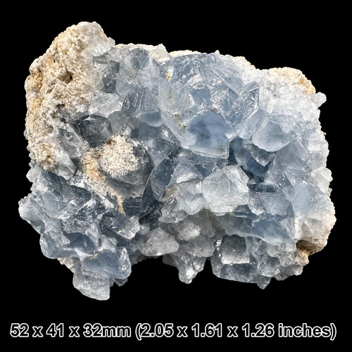 Celestite crystal cluster - celestite,
