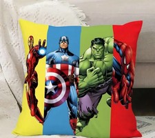 Super soft Marvel Superhero themed Cushion Cover No 1 45cm x 45cm