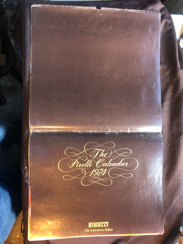 Vintage 1974 pirelli calendar - vintage,