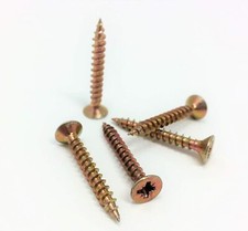 Wood Screws Box 200 x Yellow