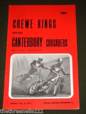 Speedway crewe v canterbury - -,