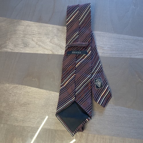 Gucci silk men tie stripy - gucci,