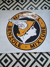 Vinyage Benzole  National  Mixture logo  large  acrylic print laminated