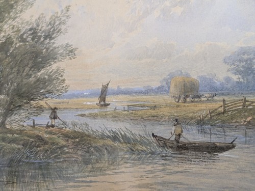 Antique original watercolour - antique,