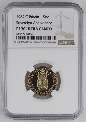 Great britain 1989 gold - gold, proof
